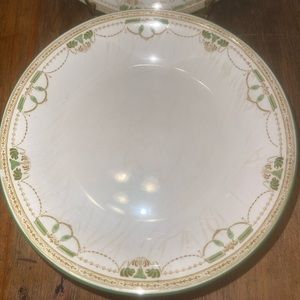 Antique  WH Grindley Wide Rim Soup Bowl Malvern Pattern 8.25” (6 available)